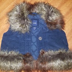 Courdoury Vest with Fur